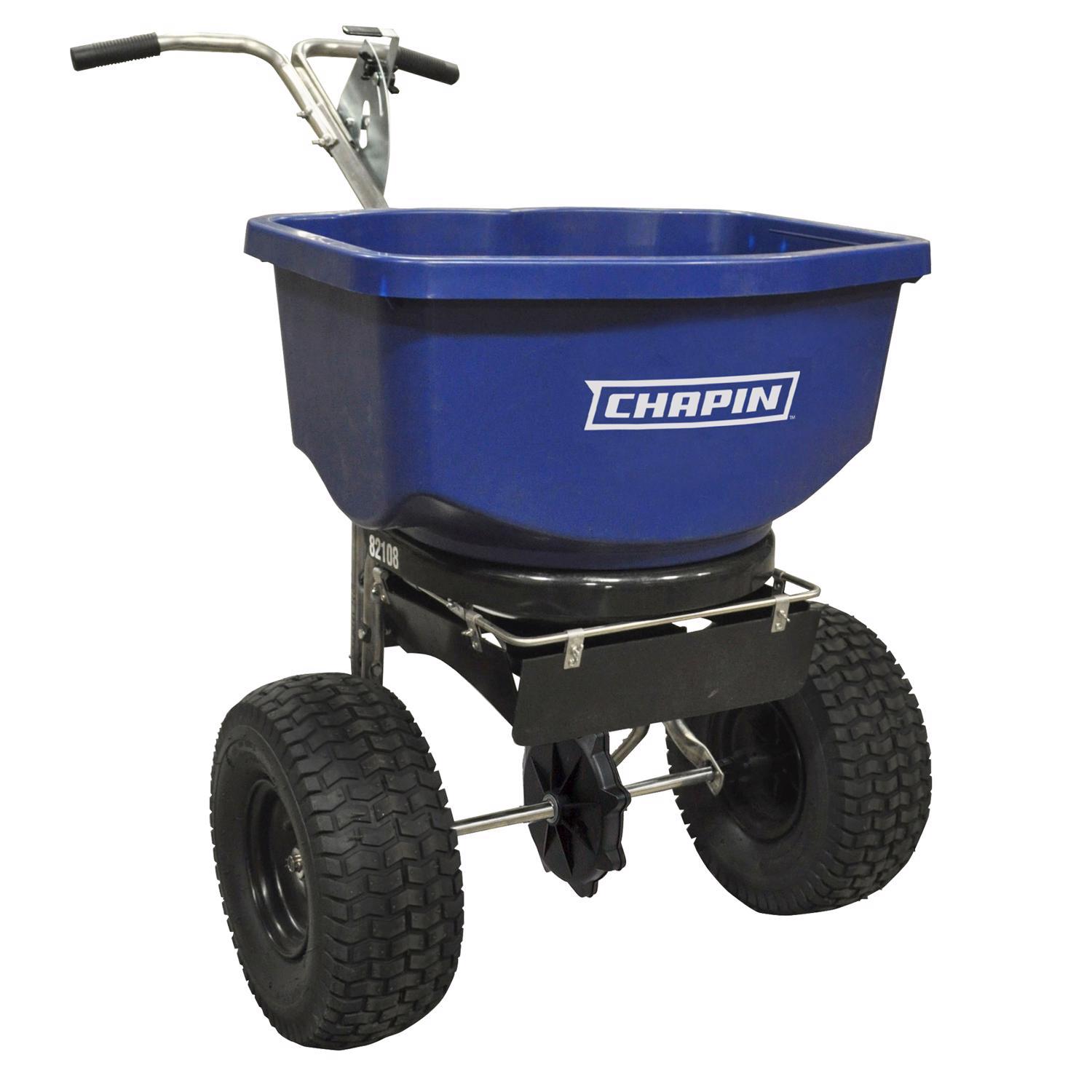 Chapin 216 in. W Push Spreader For Salt/Ice Melt 100 lb Mfr