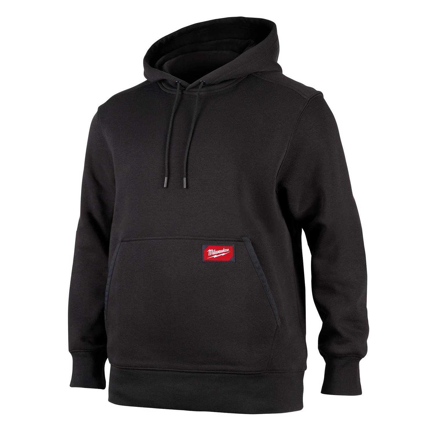Milwaukee XL Banded Sleeve Men's Hooded Hoodie Black