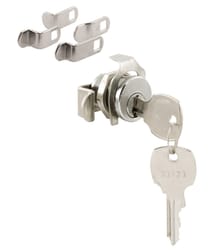 Prime-Line Brushed Nickel Steel Counter Clockwise Mailbox Lock 2