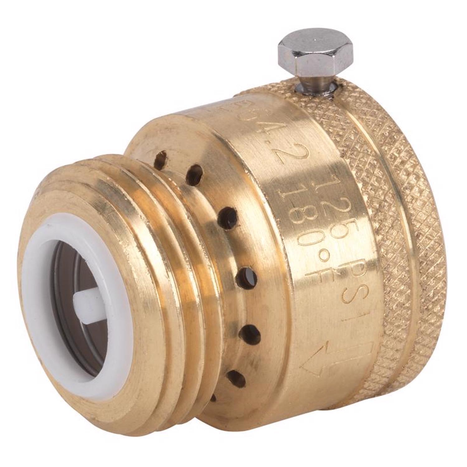 Homewerks 3/4 in. MHT X 3/4 in. FHT Brass Vacuum Breaker Mfr# 189
