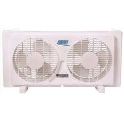 Seasons Comfort World Marketing 12.99 in. H X 9 in. D 2 speed Twin Window Fan