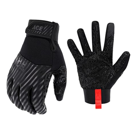 グローブ ACE Ace Extreme High Performance Grip Gloves Black L 1 pk Mfr# 54137