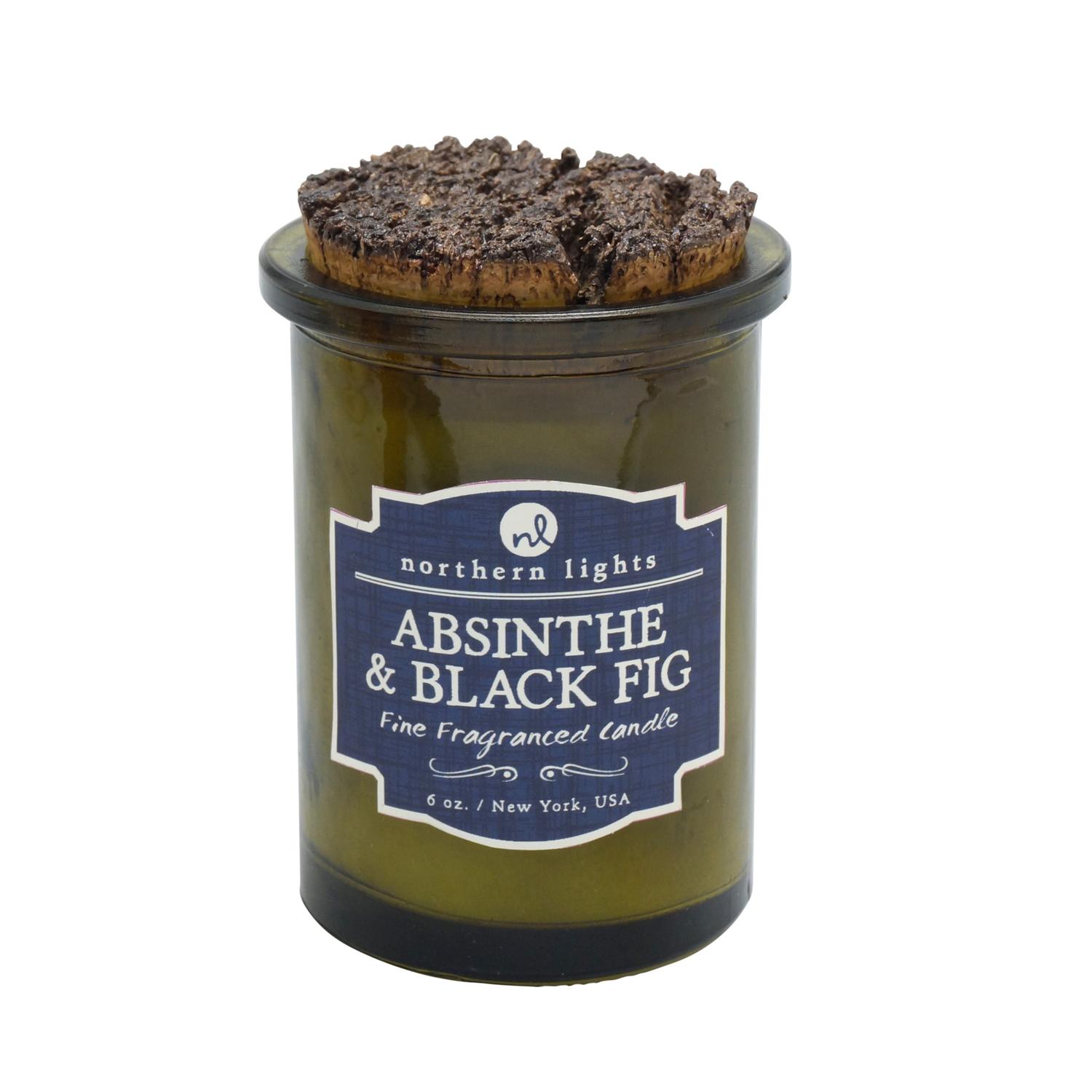 Northern Lights Spirit Jars Green Absinthe Black Fig Scent Frangrance Candle