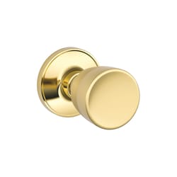 Schlage Byron Bright Brass Passage Knob