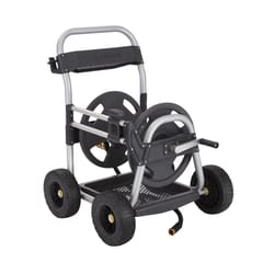Gorilla 250 ft. Black/Gray Wheeled Hose Reel Cart