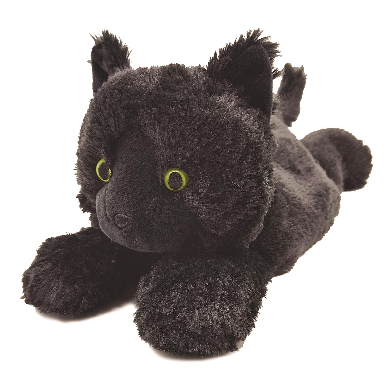 9098400 Cat Stuffed Animals Plush Toy, Black
