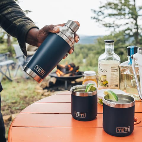 YETI Rambler 20 oz Navy Stainless Steel Cocktail Shaker Mfr