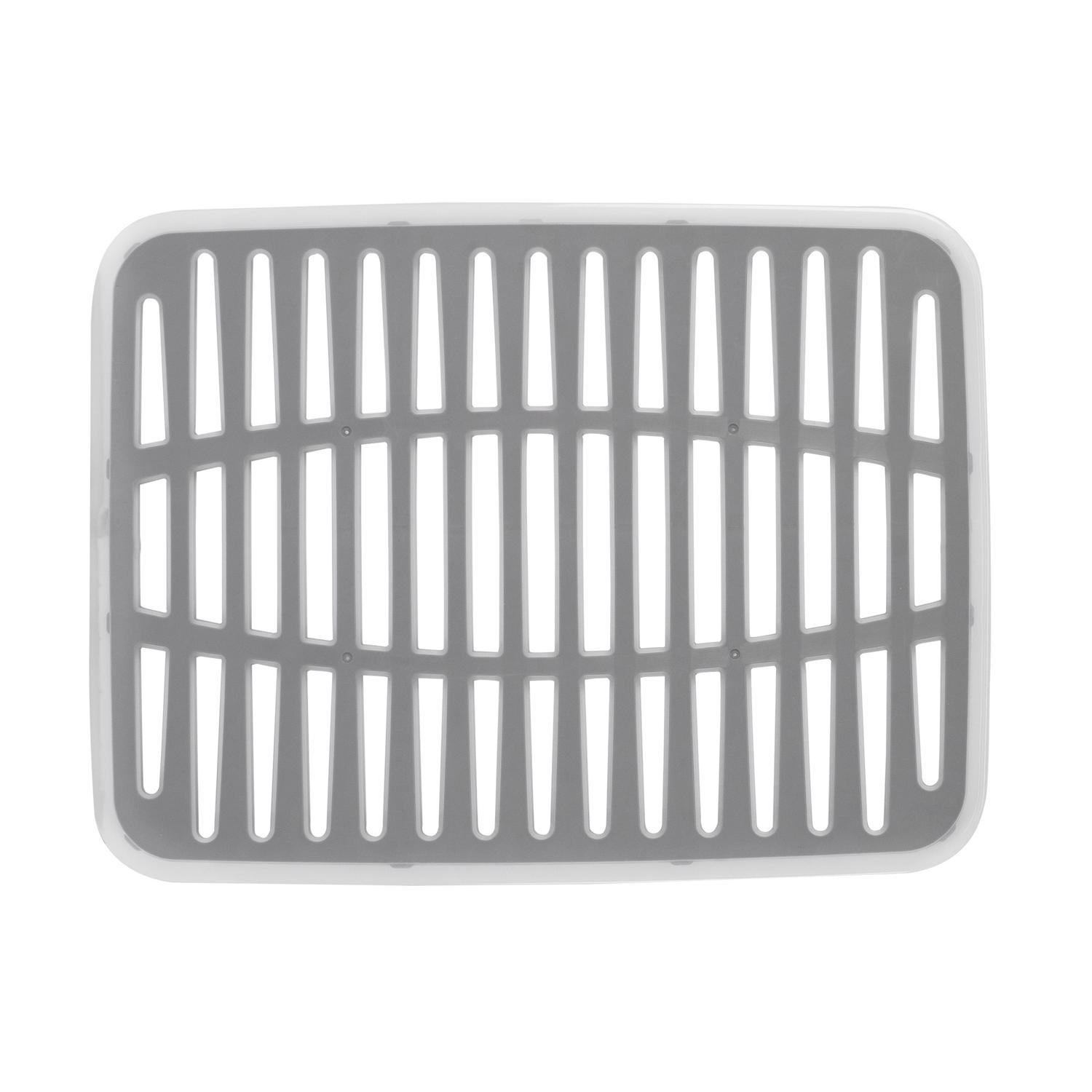 Spectrum Diversified Cora Large Kitchen Sink Mat, One Size, Gray