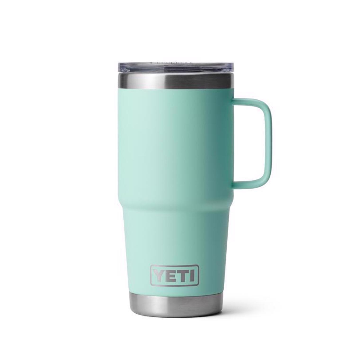 YETI Rambler 20 oz Big Sky Blue BPA Free Travel Mug Mfr
