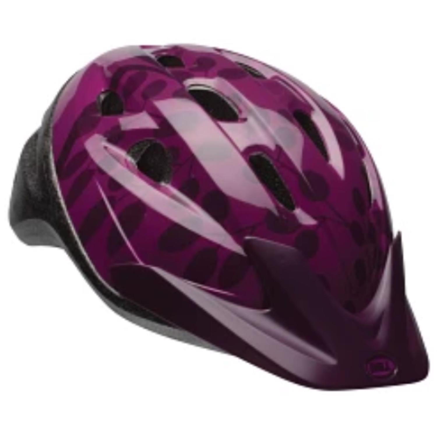 ace hardware bike helmet DOT/ECE 2 Visor Adult Full Face for Street Bike, Matte Blk Gold XXL It fits heads from 18.9 inch to 20.5 inch and is a must for staying safe while learning the ropes. Bell Sports Black/Purple Thalia ABS/Polycarbonate