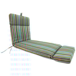 Jordan Manufacturing Multicolored Stripe Polyester Chaise Cushion 4 in. H X 22 in. W X 72 in. L