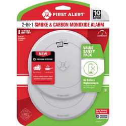 First Alert 10-Year Battery Electrochemical/Photoelectric Slim Smoke and Carbon Monoxide Detector 2