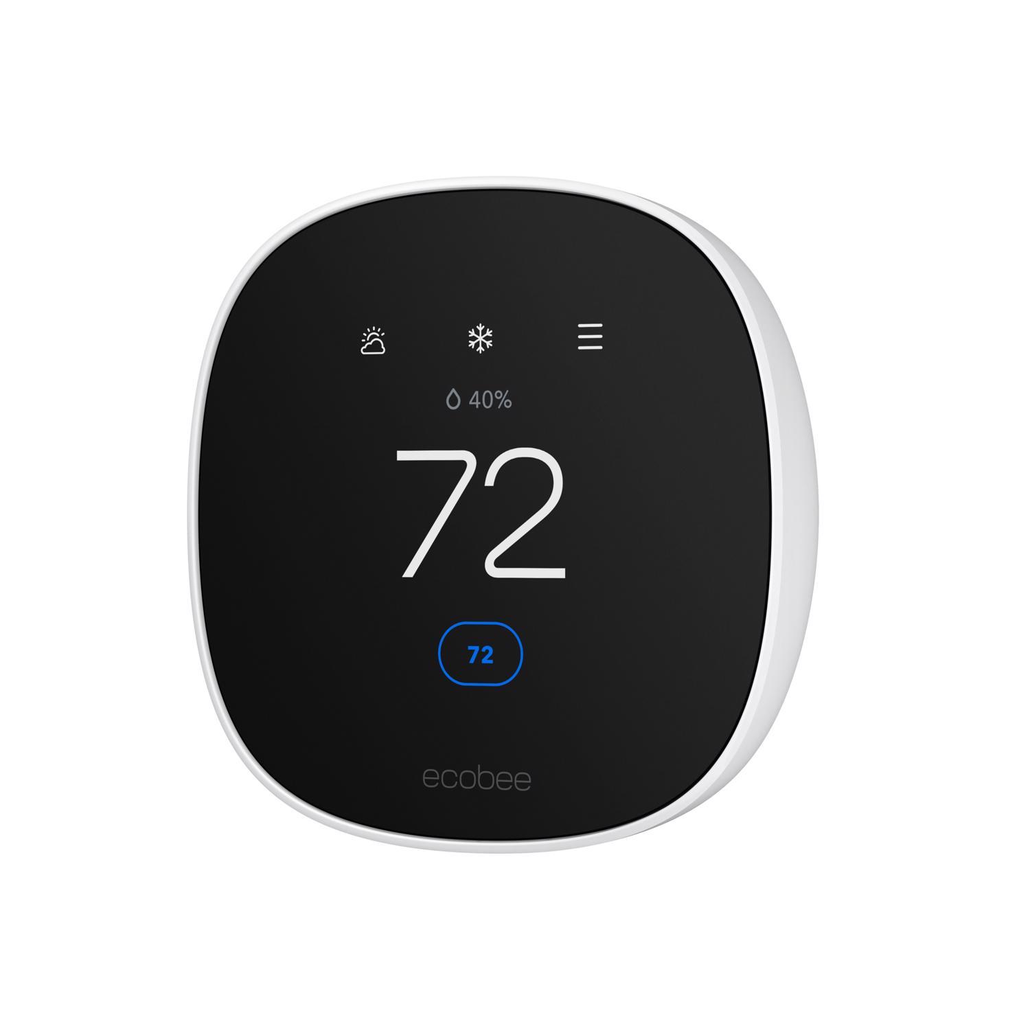 Ace Hardware Ecobee Built In WiFi Heating and Cooling Touch Screen Smart-Enabled Thermostat