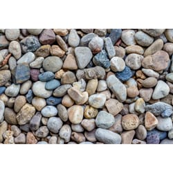 Locally Sourced Assorted River Rock River Pebbles 0.5 cu. ft.