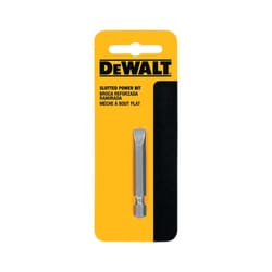 DEWALT Slotted #6 X 2 in. L Power Bit S2 Tool Steel 1 pc