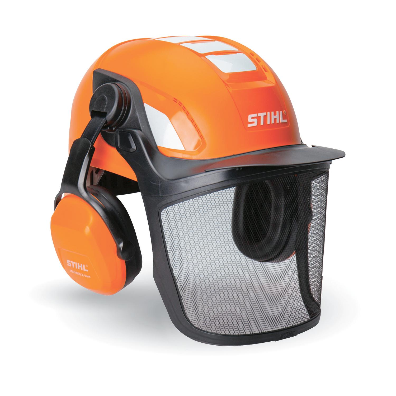 STIHL Advance X-Vent Safety Helmet Black/Orange Mfr# 70108840110
