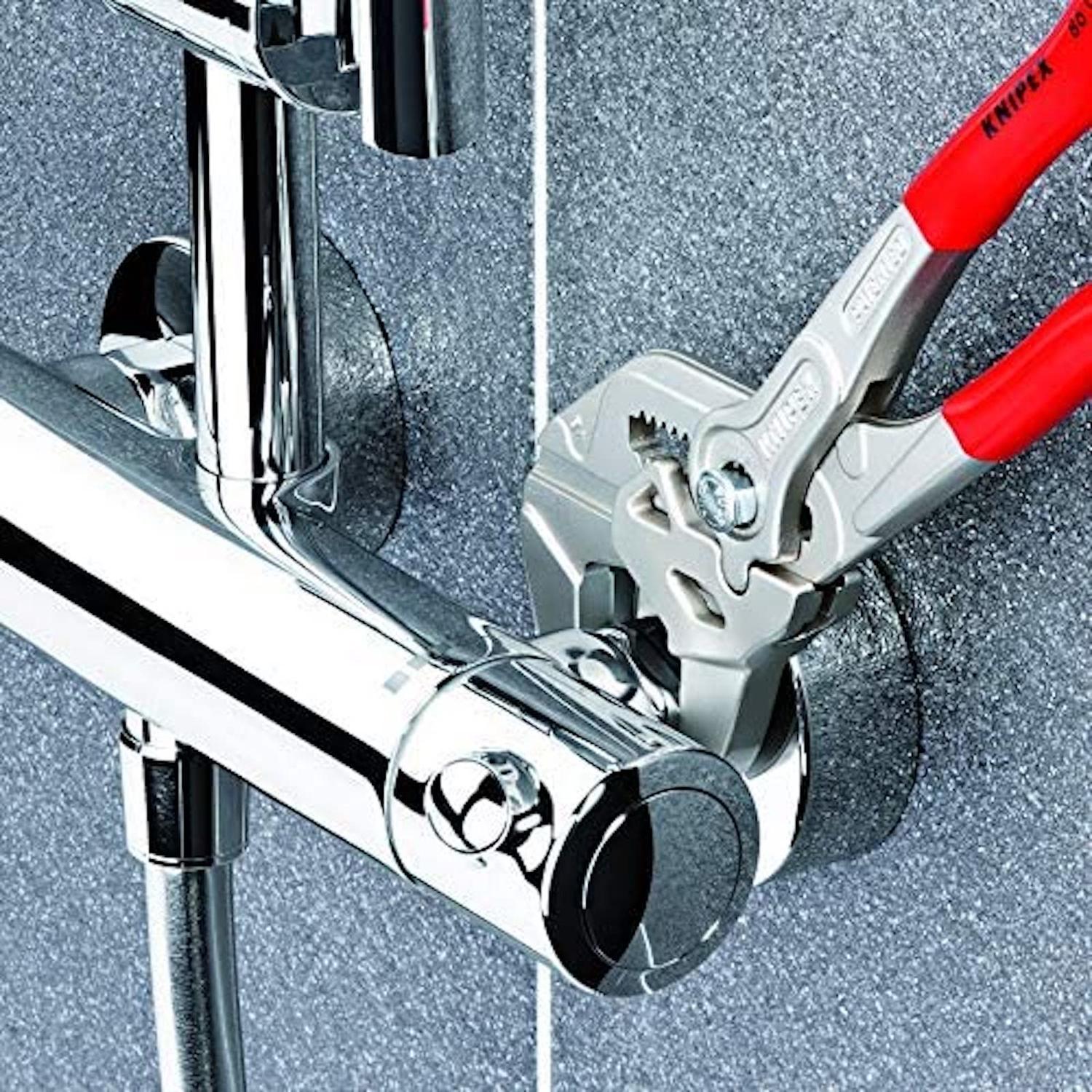 Knipex 10 in. Chrome Vanadium Steel Smooth Jaw Pliers Wrench Mfr