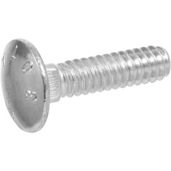 HILLMAN 3/8 in. X 12 in. L Zinc-Plated Steel Carriage Bolt 1 pk