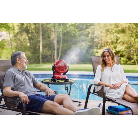 CRAFTSMAN V20 15 in. H X 8 in. D 3 speed Misting Fan Mfr