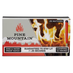 Pine Mountain 3 in. L Matches 25 pc
