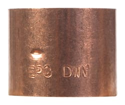 NIBCO 1-1/4 in. Sweat X 1-1/4 in. D Sweat Copper Coupling 1 pk