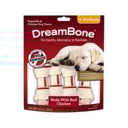 DreamBone Chicken/Vegetables Chews For Dog 11 oz 4 pk