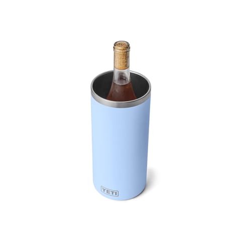 YETI Rambler 1 bottle Big Sky Blue Stainless Steel Wine Chiller