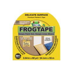 FrogTape 0.94 in. W X 60 yd L Yellow Low Strength Painter's Tape 1 pk