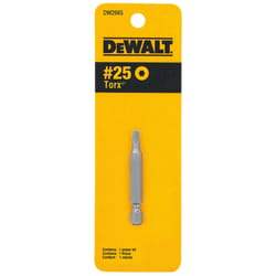 DEWALT Torx Star #25 X 2 in. L Power Bit Heat-Treated Steel 1 pc