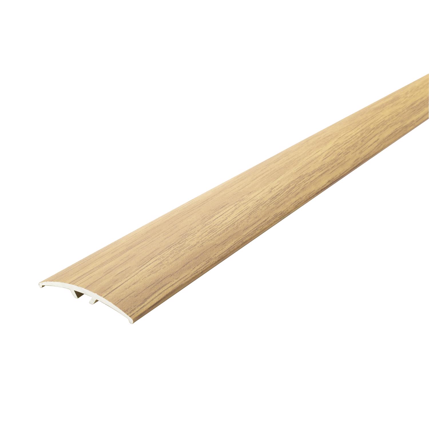 M-D Building Products METAL DECOR 0.5 in. H X 1.5 in. W X 36 in. L Prefinished Beech Aluminum Floor