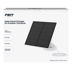 Feit Black Solar Charger 108 in.