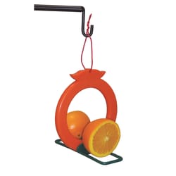 Songbird Essentials Oriole Polypropylene Double Orange Fruit and Nut Bird Feeder 2 ports
