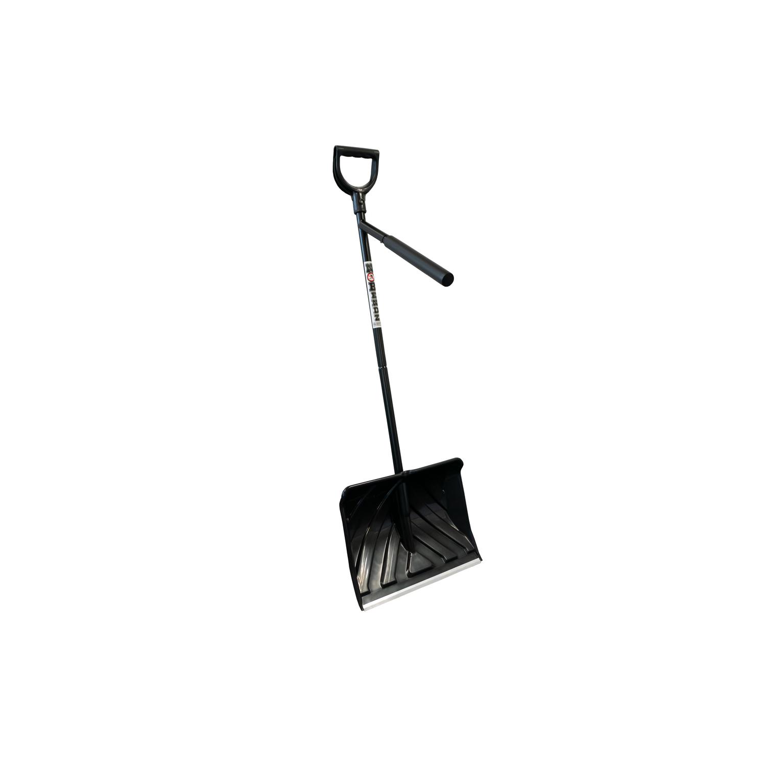 NoBendz 18 in. W X 55 in. L Poly Ergonomic Snow Shovel Mfr