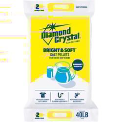 Diamond Crystal Bright & Soft Water Softener Salt Pellets 40 lb