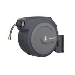 Giraffe 90 ft. Gray Retractable Hose Reel with Hose