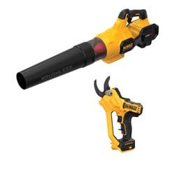 DEWALT 60V MAX Brushless Handheld Axial Blower Kit with 20V 1-1/2 in. Cordless Pruner