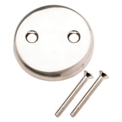 Plumb Pak Face Plate For Universal 4-3/4 in. W X 5-1/2 in. H Silver Metal 1 pc