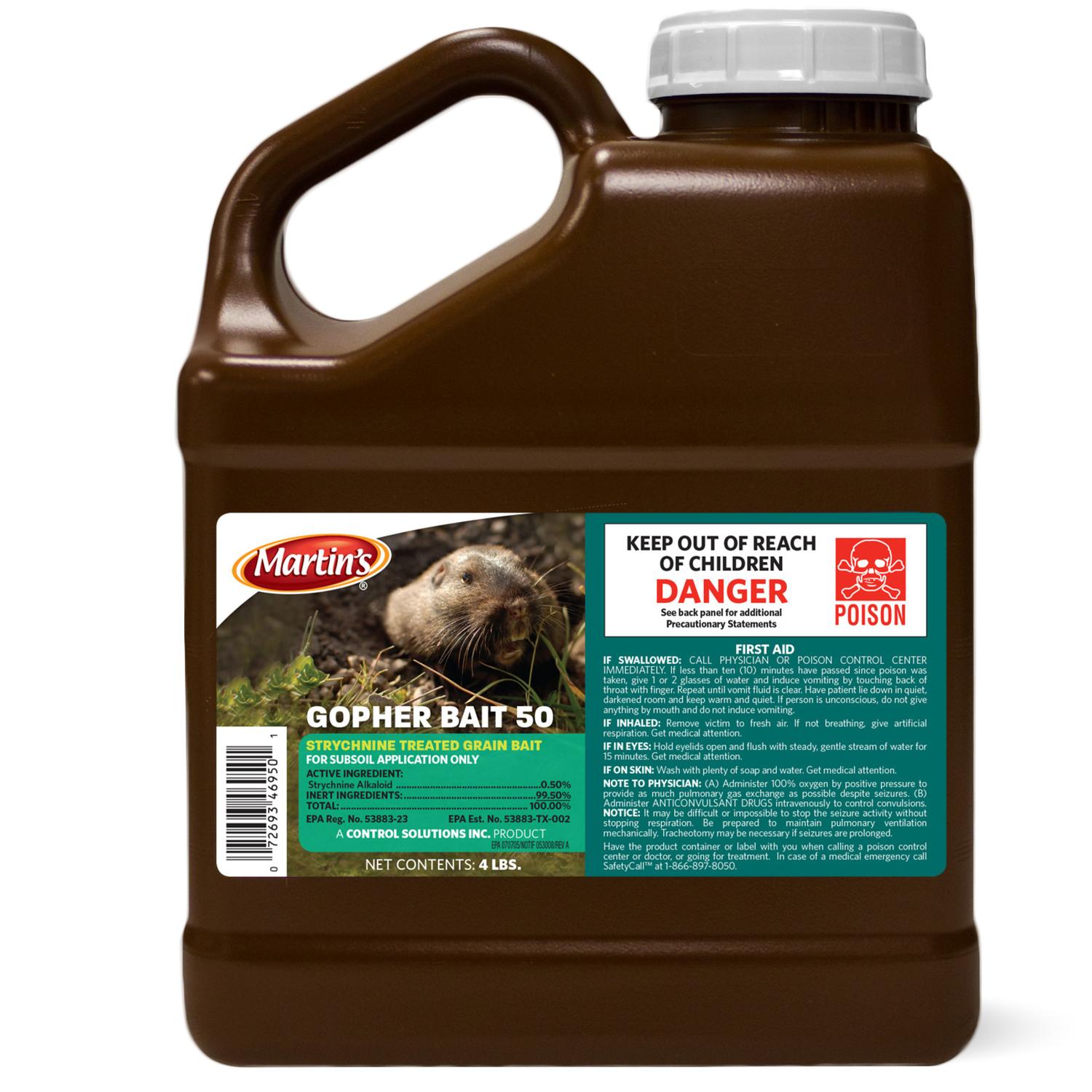 Martin's 50 Toxic Bait Granules For Gophers