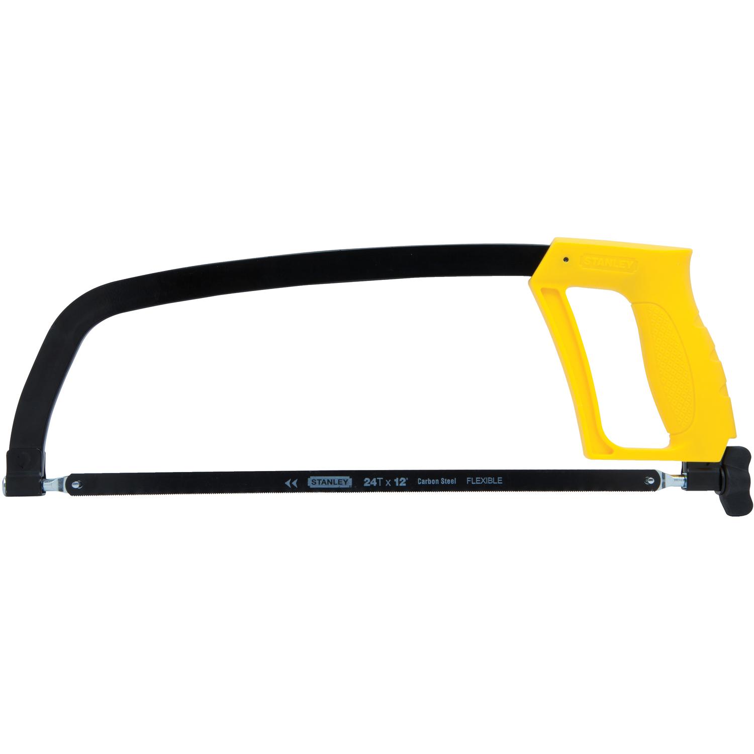 Photos - Pliers / Wire Cutters Stanley 12 in. High Carbon Steel Adjustable Hacksaw Black/Yellow 1 pc STHT20138 