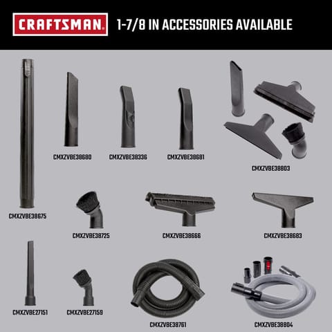 Craftsman 1-7/8 in. D Wet/Dry Vac Attachment 4 pc Mfr