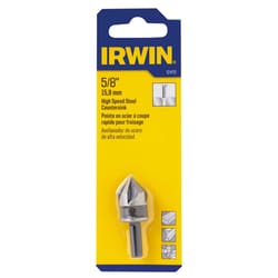 Irwin 5/8 in. D X 1-23/32 in. L High Speed Steel Countersink 1 pc