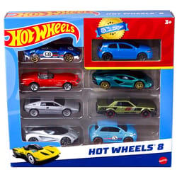 Mattel Hot Wheels Basic Car Assorted 8 pc (RANDOM COLOR)