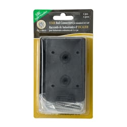 Nuvo Iron 4 in. H X 2 in. W X .5 in. L Vinyl Railing Connectors