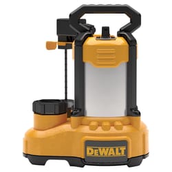 DeWalt 1/2 HP 6100 gph Stainless Steel Vertical Float Switch AC Submersible Sump Pump 10 ft³