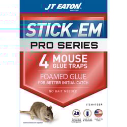 JT Eaton Stick-Em Pro Series Small Glue Trap For Mice 4 pk