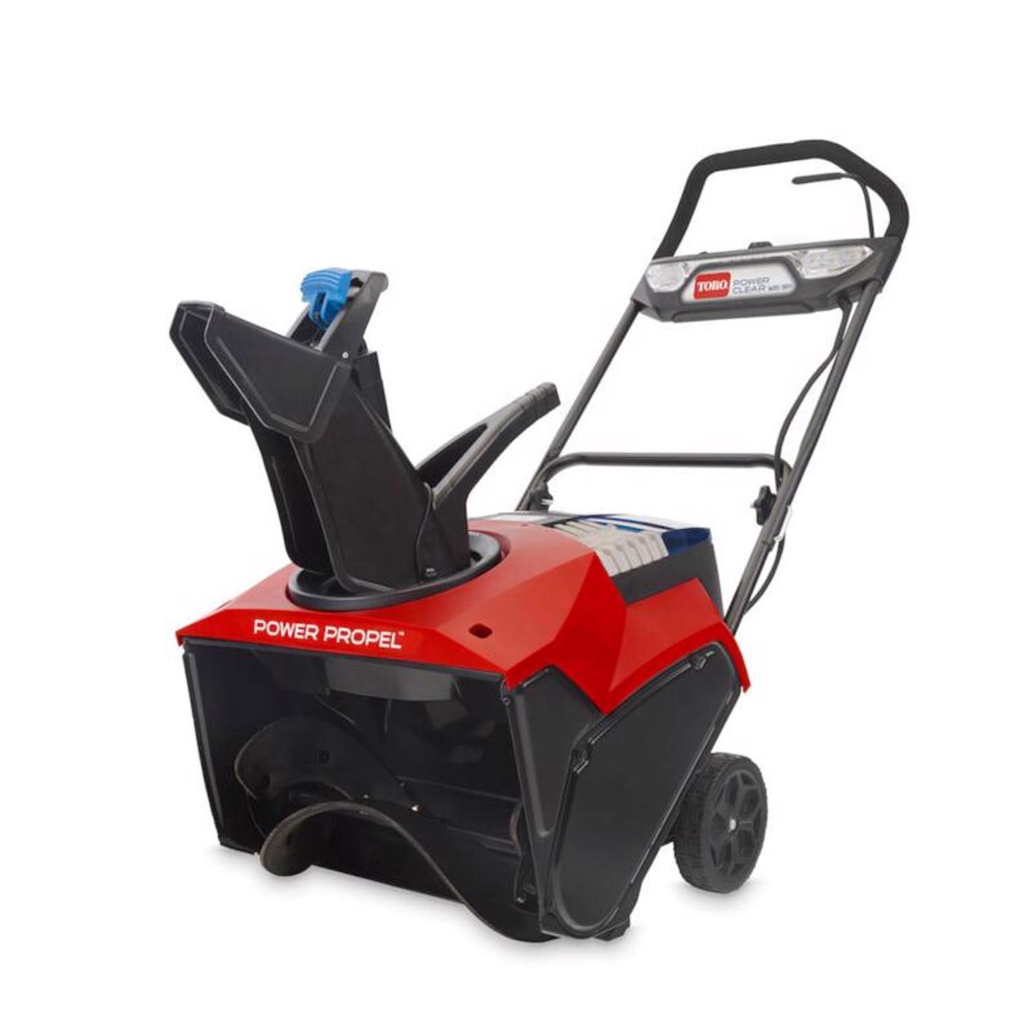 Toro Power Clear 21 in. Single stage 60 V Battery Snow Blower Kit (Battery Charger)