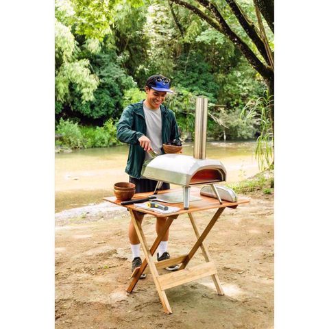 Ooni Karu 12 Charcoal/Wood Chunk Outdoor Pizza Oven Silver Mfr# UU