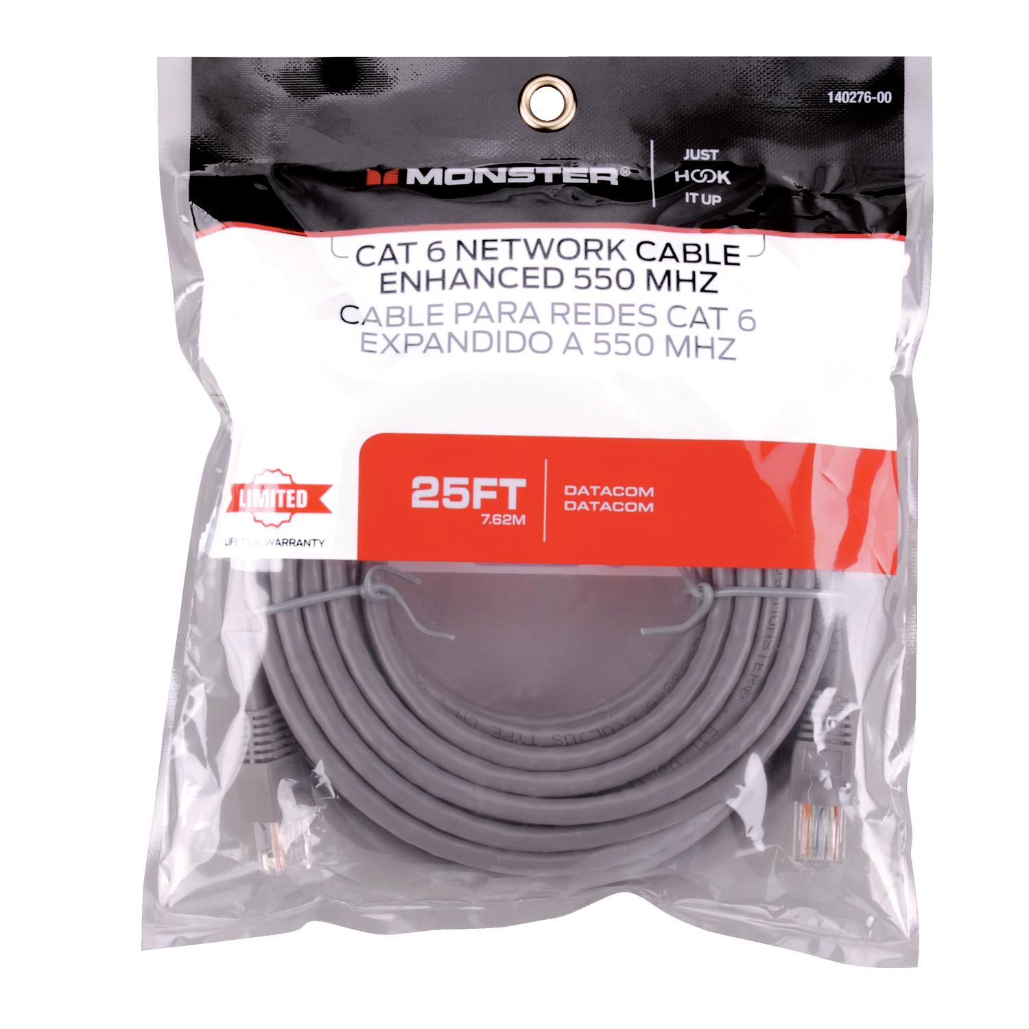 Monster Just Hook It Up 25 ft. L Category 6 Networking Cable Mfr