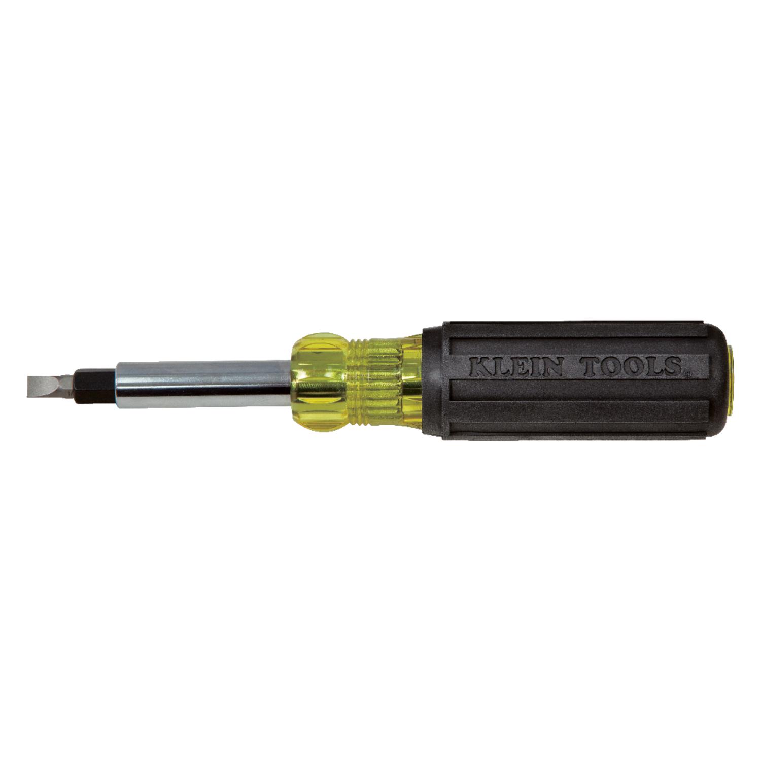 Photos - Drill / Screwdriver Klein Tools Extended Reach 6-in-1 Screwdriver/Nut Driver 9.109 in. 1 pc 32559 