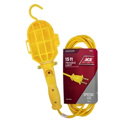 Ace 75 W 15 ft. 18/2 SJT Incandescent Trouble Light